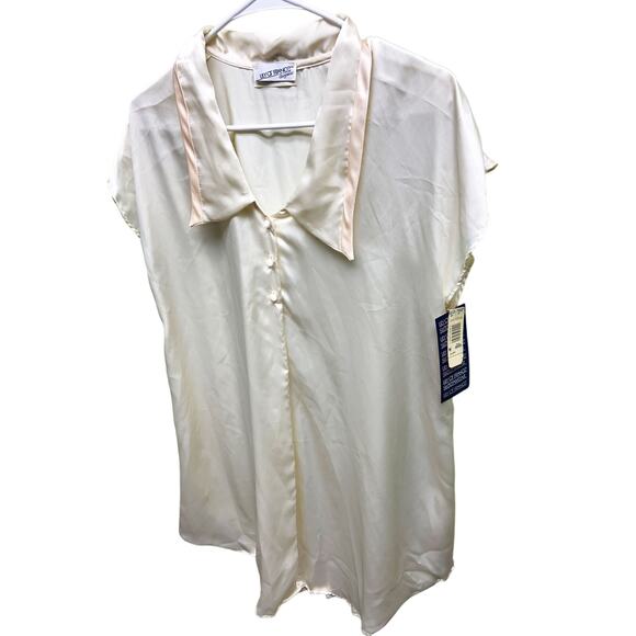 Lily of France Vintage Sleepwear Short Sleeve Nightgown Size M NWT - Picture 1 of 9